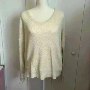 Arie long sleeve waffle sweater top